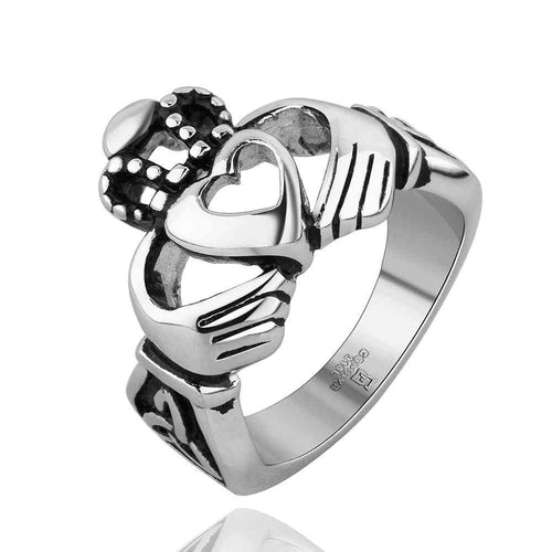 colar masculino stainless steel wedding rings skull heart anel feminino bone MAYAR 14 ELY