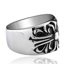 punk style stainless steel wedding ring Terror black bow ring men Elegant MAYAR 15 ELY