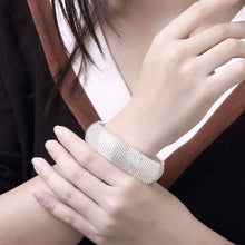 silver plated friendship bangle Big Web Women Wedding Bracelet jewerly accessories SMTB 28 ELY