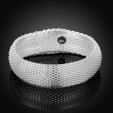 silver plated friendship bangle Big Web Women Wedding Bracelet jewerly accessories SMTB 28 ELY