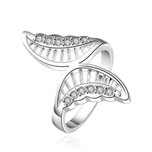 silver rings bean stone opal jewelry display 6 ELY