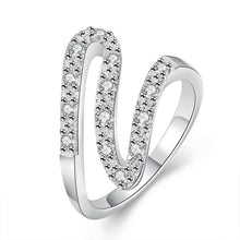 silver rings bean stone opal jewelry display 6 ELY