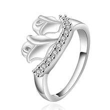 silver rings bean stone opal jewelry display 6 ELY