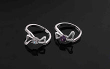 silver rings white bow sed anillos bear Jewelry European Style 18 ELY