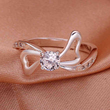 silver rings white bow sed anillos bear Jewelry European Style 18 ELY