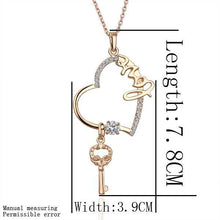 18K Gold Plating choker necklace Carefully pull big heart collares mujer Elegant ELY