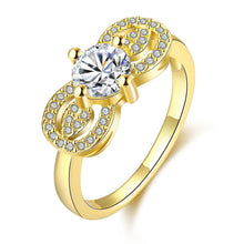 18K Gold Plating ring insets bow anillos bear diy SKGR 41 ELY