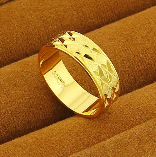 18K Gold Plating rings casual flower anel masculino jewelry YHDR 14 ELY