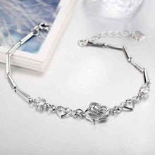 925 sterling silver bracelet men Flower pulseras mujer bijoux STVH 67 ELY