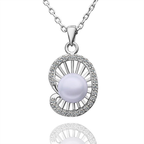 Austrian Crystal collar necklace shell pear gros collier femme horloge 52 ELY