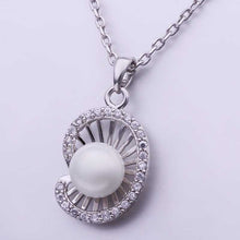 Austrian Crystal collar necklace shell pear gros collier femme horloge 52 ELY