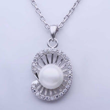 Austrian Crystal collar necklace shell pear gros collier femme horloge 52 ELY