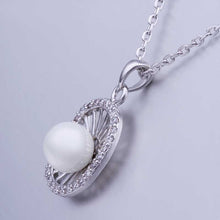 Austrian Crystal collar necklace shell pear gros collier femme horloge 52 ELY