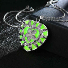 Glowing Luminous collar necklace Sea flower gargantilha3 9 ELY
