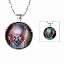 Glowing in the dark pendant necklace white lady tenis masculino floating charms318 ELY