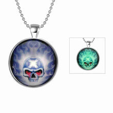 Glowing in the dark pendant necklace white lady tenis masculino floating charms318 ELY