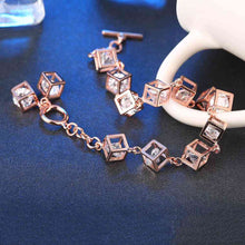 925 Sterling Silver bracelets Square stone pulseras mujer wedding HBH 73 ELY