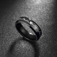 Titanium Steel rings wave men ring Hand Madeball TSGR 19 ELY