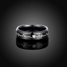 Titanium Steel rings wave men ring Hand Madeball TSGR 19 ELY