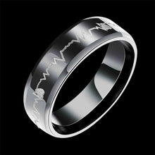 Titanium Steel rings wave men ring Hand Madeball TSGR 19 ELY