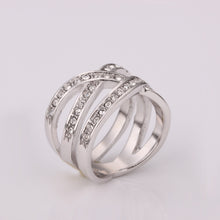 acessorios para mulher wedding rings loom Platinum Plated anel masculino bone253 ELY