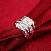 silver engagement ring Paws men ring jewelry 792 ELY