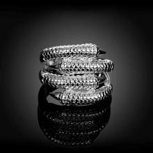 silver engagement ring Paws men ring jewelry 792 ELY