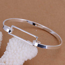 silver friendship bangle y and Golden O women pulseras bone HBB 31 ELY