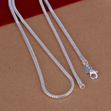 silver pendant necklace 3M 16 18 2 22 24'' Snake Chain collane prices in euros 192 ELY