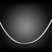 silver pendant necklace 3M 16 18 2 22 24'' Snake Chain collane prices in euros 192 ELY