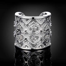 silver ring Insets Multi Heart men ring Factory 1 6 ELY