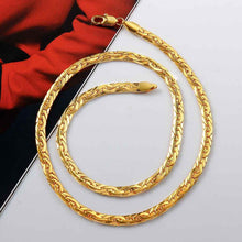 Beautiful 18K Gold Plating collar necklace 6m sideways ko collares populares bijoux ELY