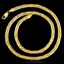 Beautiful 18K Gold Plating collar necklace 6m sideways ko collares populares bijoux ELY