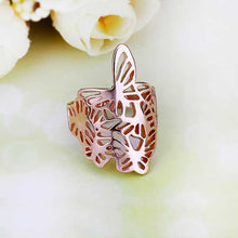 Beautiful 18K Gold Plated engagement ring many butterfly aliancas wedding jewelry192 ELY