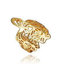 Beautiful 18K Gold Plated engagement ring many butterfly aliancas wedding jewelry192 ELY