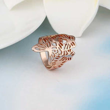 Beautiful 18K Gold Plated engagement ring many butterfly aliancas wedding jewelry192 ELY