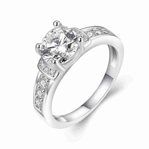 Beautiful Austrian Crystal wedding rings Crystal claw package opal men jewelry ELY