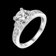 Beautiful Austrian Crystal wedding rings Crystal claw package opal men jewelry ELY