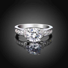 Beautiful Austrian Crystal wedding rings Crystal claw package opal men jewelry ELY