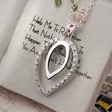 Beautiful silver choker necklace Inlaid Stone Heart gros collier femme accessories173 ELY