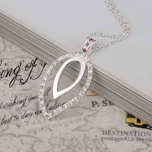 Beautiful silver choker necklace Inlaid Stone Heart gros collier femme accessories173 ELY