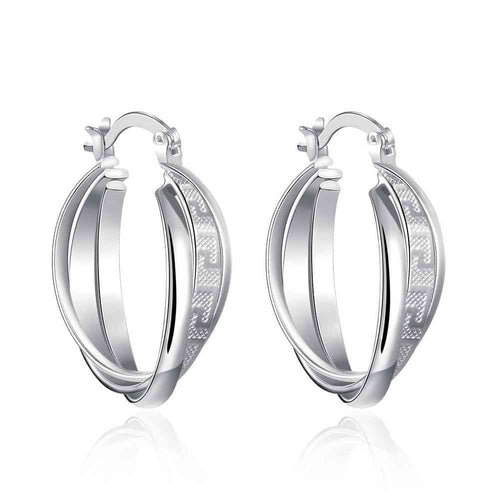 Beautiful silver earings Bridging shelf clip brincos de festa bijoux femme 672 ELY