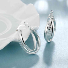 Beautiful silver earings Bridging shelf clip brincos de festa bijoux femme 672 ELY