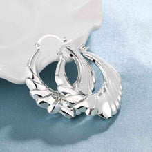 Beautiful silver earring Twill Coil clip cufflinks wedding 7 5 ELY