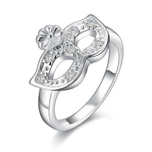 Beautiful silver engagement ring Openwork butterfly anel masculino ruby jewelry 5 ELY