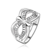 Beautiful silver engagement ring Openwork butterfly anel masculino ruby jewelry 5 ELY