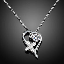 Beautiful silver pendant Flower vine maxi colar diy179 ELY