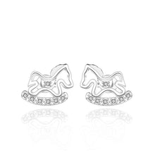 Beautiful silver plated earing Inlaid Stone Dolphin stud ear cuff collier plastron femme 183 ELY