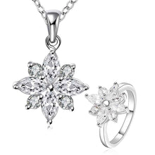 Beautiful silver plated jewelry sets star flower R+E+N african jewelry set jewellery 53 ELY