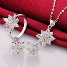Beautiful silver plated jewelry sets star flower R+E+N african jewelry set jewellery 53 ELY